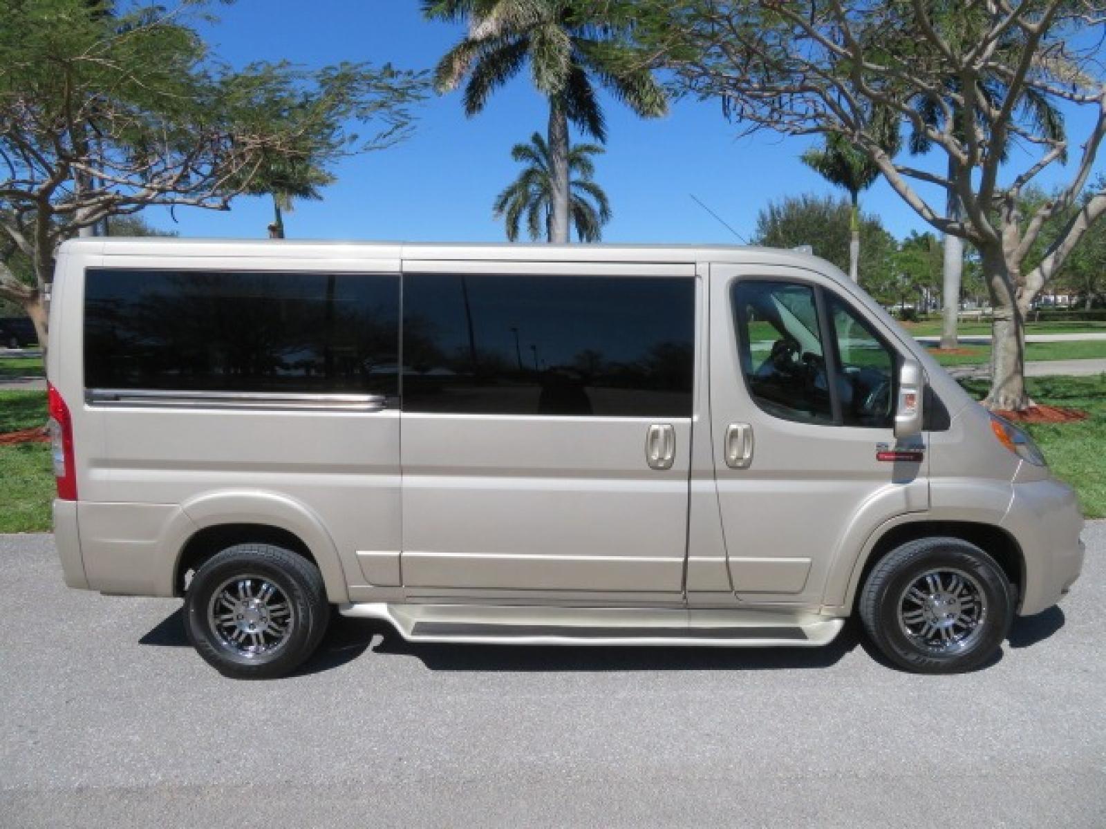 2016 Gold /Tan and Black Leather RAM Promaster (3C6TRVAG5GE) , located at 4301 Oak Circle #19, Boca Raton, FL, 33431, (954) 561-2499, 26.388861, -80.084038 - You are looking at a Gorgeous 2016 Ram Promaster Tempest X Handicap Wheelchair Conversion Van with 30K Original Miles, Lowered Floor, Dual Side Entry Doors, Power Passenger Side Entry Door, 750lb Braunability Wheelchair Lift, 4 Passenger Rear Power Bench Seat/Bed, Navigation, Rear Entertainment, Sur - Photo #20